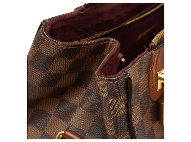 Borsa Louis Vuitton Damier Greenwich Marrone - vista 9