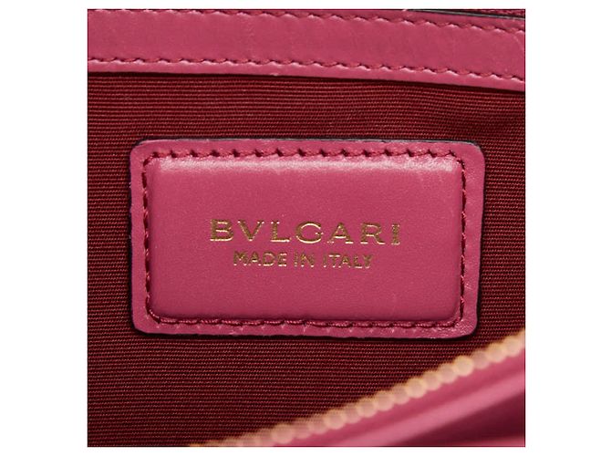 Bulgari Borsa a tracolla con catena Serpenti Forever di Bvlgari Rosa - vista 11