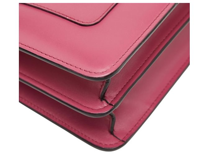 Bulgari Borsa a tracolla con catena Serpenti Forever di Bvlgari Rosa - vista 5