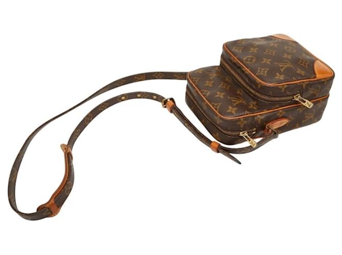 Borsa a tracolla Louis Vuitton Monogram Amazon Marrone - vista 8