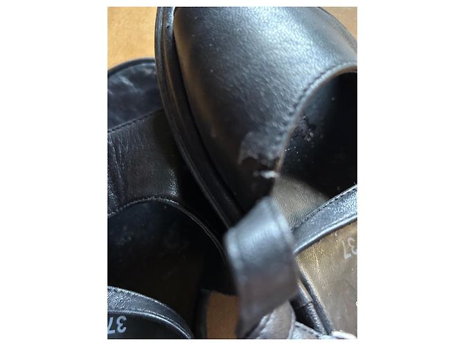 Autre Marque Sandali Mephisto in pelle nera Nero - vista 5