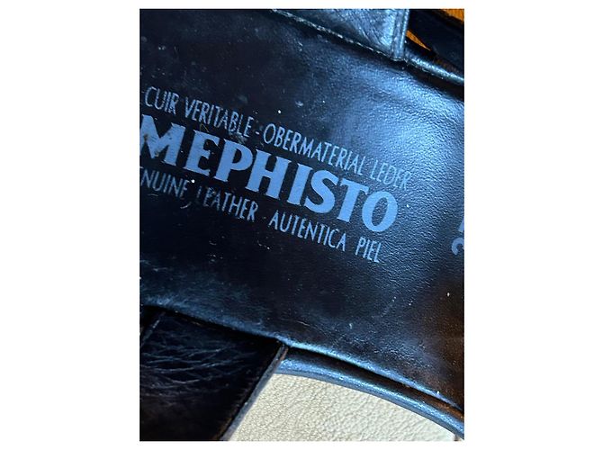 Autre Marque Sandali Mephisto in pelle nera Nero - vista 7