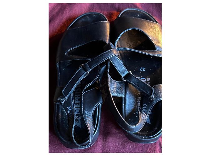 Autre Marque Sandali Mephisto in pelle nera Nero - vista 8