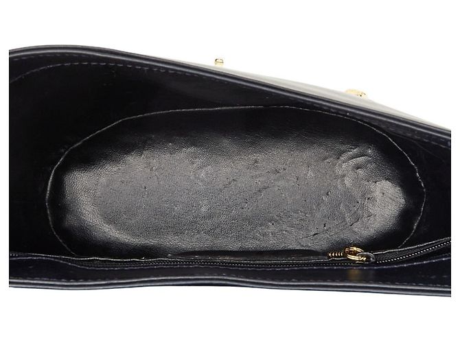 Borsa a tracolla in pelle nera con borchie Salvatore Ferragamo Nero - vista 13