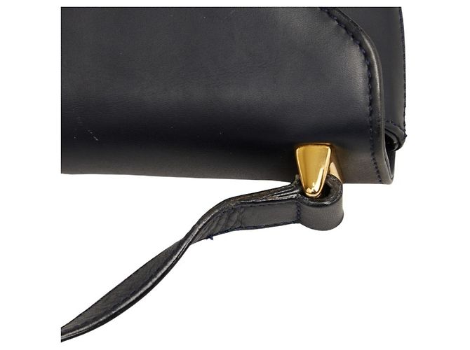 Borsa a tracolla in pelle nera con borchie Salvatore Ferragamo Nero - vista 8