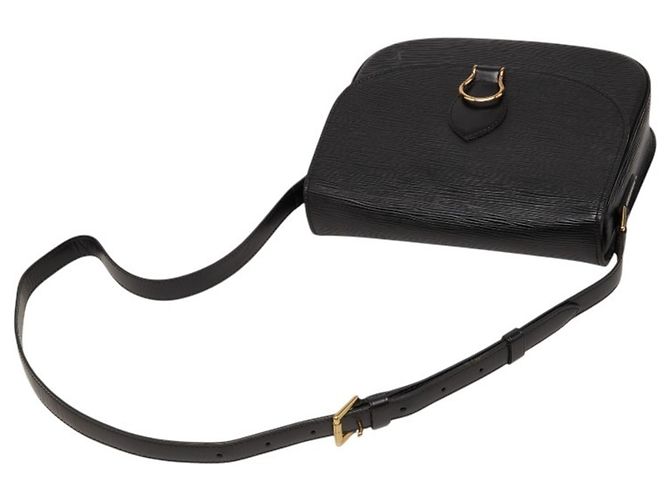 Borsa a tracolla Epi Saint Cloud Louis Vuitton Nero - vista 11