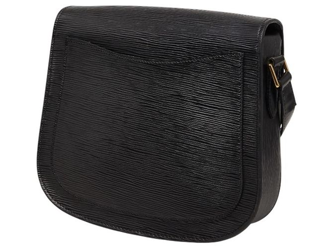 Borsa a tracolla Epi Saint Cloud Louis Vuitton Nero - vista 2