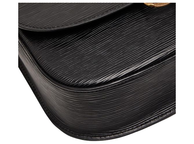 Borsa a tracolla Epi Saint Cloud Louis Vuitton Nero - vista 5