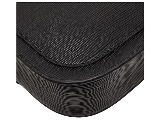 Borsa a tracolla Epi Saint Cloud Louis Vuitton Nero - vista 7