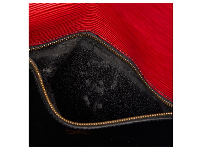 Bolso Bandolera Louis Vuitton Epi Saint Cloud Roja - vista 10