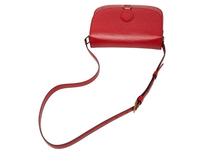 Bolso Bandolera Louis Vuitton Epi Saint Cloud Roja - vista 11