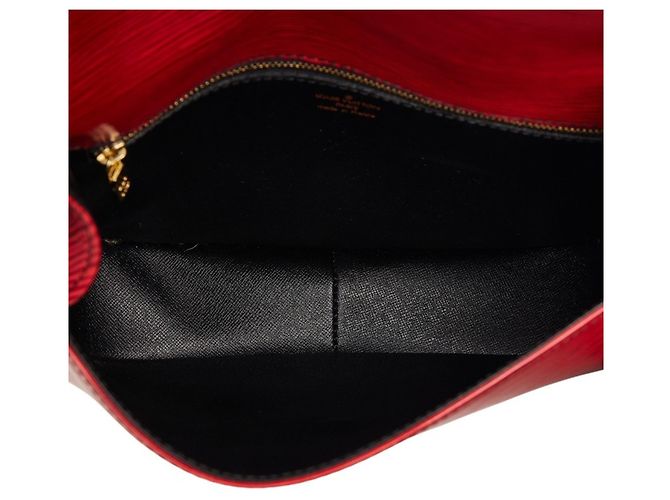 Bolso Bandolera Louis Vuitton Epi Saint Cloud Roja - vista 12