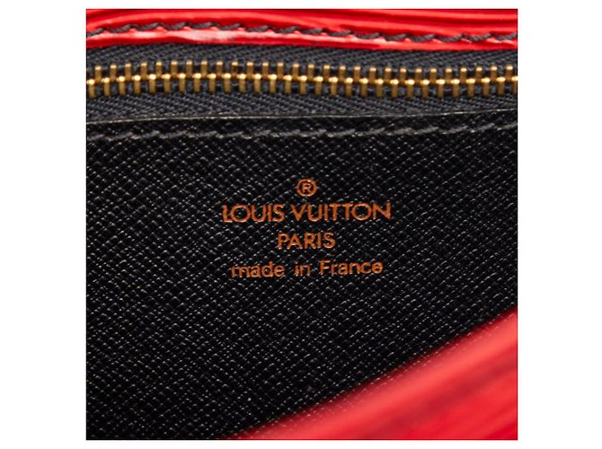 Bolso Bandolera Louis Vuitton Epi Saint Cloud Roja - vista 13