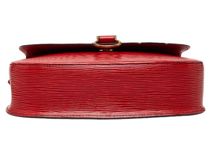 Bolso Bandolera Louis Vuitton Epi Saint Cloud Roja - vista 3