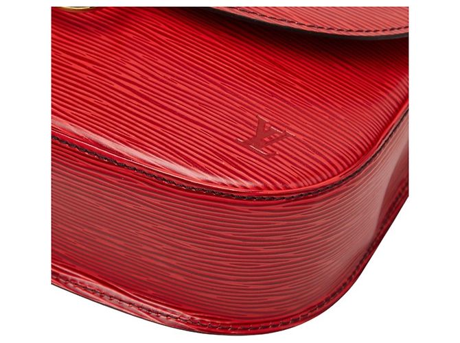 Bolso Bandolera Louis Vuitton Epi Saint Cloud Roja - vista 4