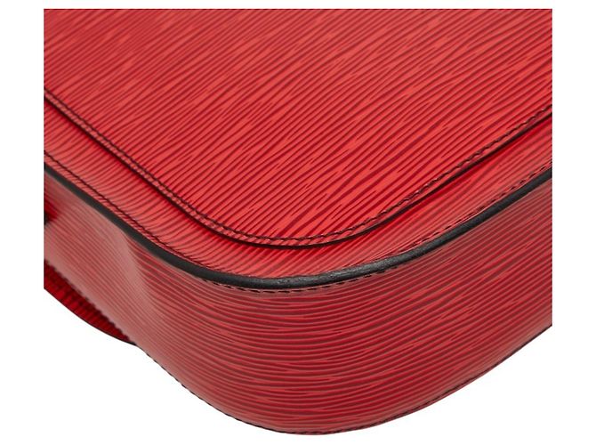 Bolso Bandolera Louis Vuitton Epi Saint Cloud Roja - vista 6