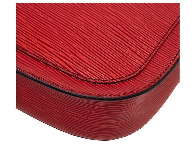 Bolso Bandolera Louis Vuitton Epi Saint Cloud Roja - vista 7