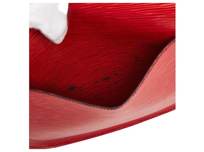 Bolso Bandolera Louis Vuitton Epi Saint Cloud Roja - vista 8