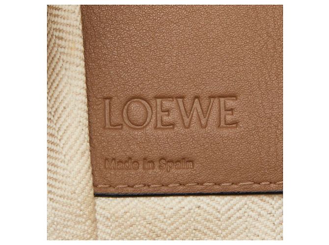 Borsa a mano piccola Loewe Anagram Hammock Marrone Beige - vista 10