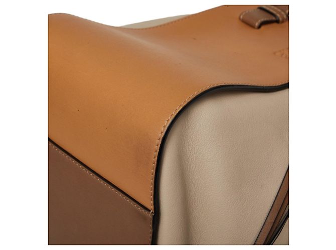Borsa a mano piccola Loewe Anagram Hammock Marrone Beige - vista 4
