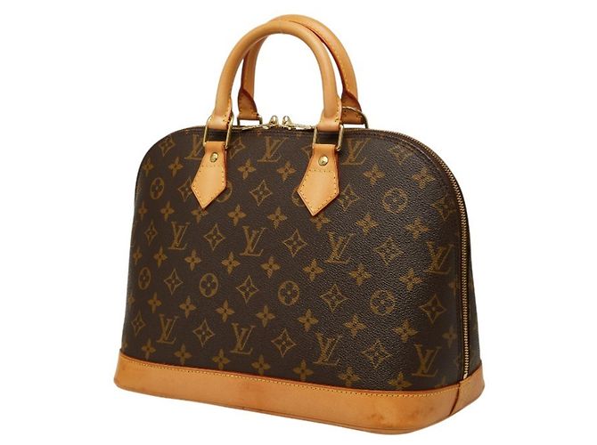 Borsa Louis Vuitton Monogram Alma PM Marrone - vista 2