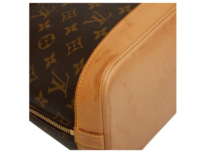 Borsa Louis Vuitton Monogram Alma PM Marrone - vista 4