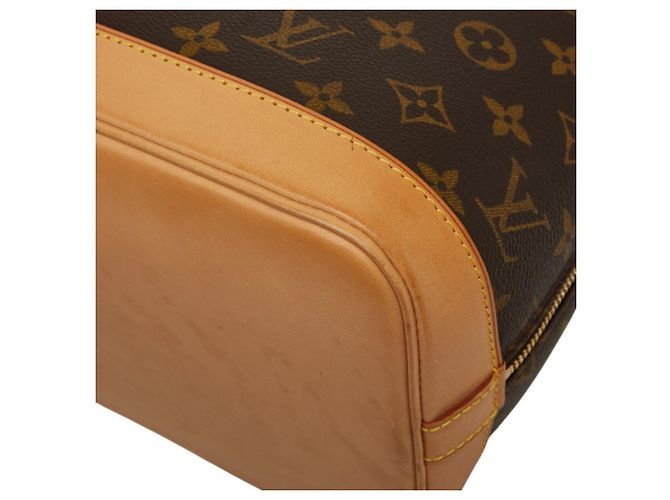 Borsa Louis Vuitton Monogram Alma PM Marrone - vista 5