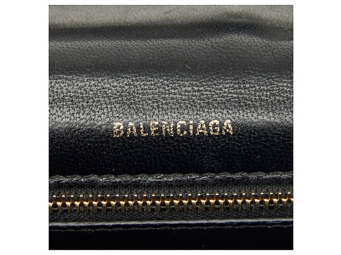 Borsa Ville Day Balenciaga Bianco Blu navy - vista 11