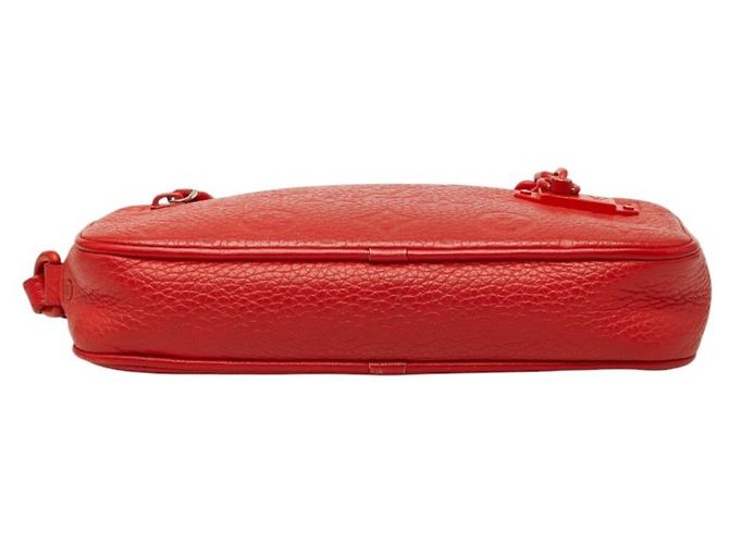 Pochette Louis Vuitton Taurillon Monogram Pochette Volga Clutch Bag Rosso - vista 3