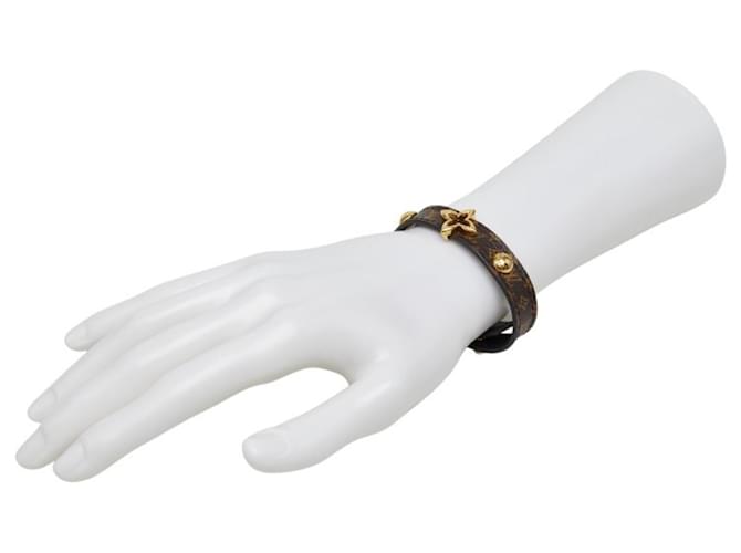 Bracciale Charm Monogram Louis Vuitton Marrone - vista 8