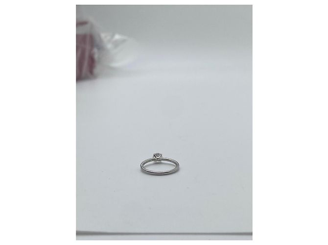 Cartier Diamantring Platin 0.42ct Silber - Ansicht 4
