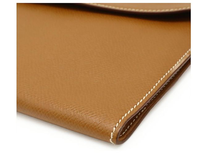 Hermès Pochette Rio Hermes Clutch Bag D'oro - vista 4