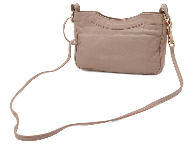 Borsa a spalla Balenciaga Giant Hip Rosa - vista 3