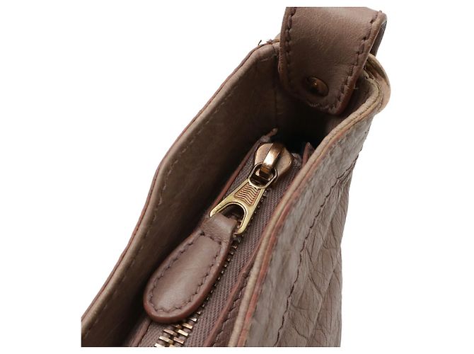 Borsa a spalla Balenciaga Giant Hip Rosa - vista 5