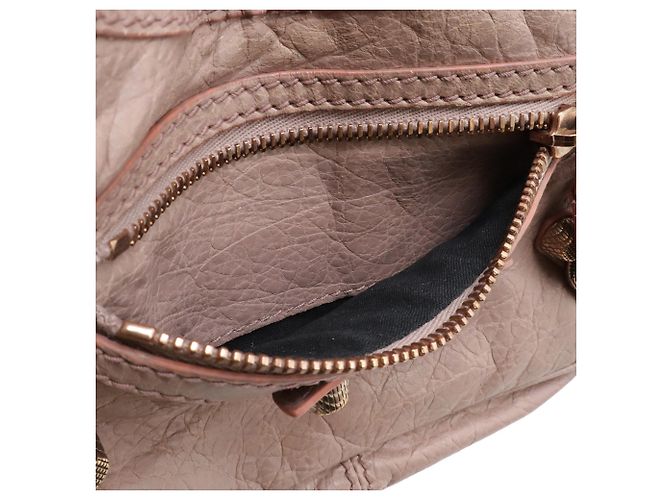 Borsa a spalla Balenciaga Giant Hip Rosa - vista 9