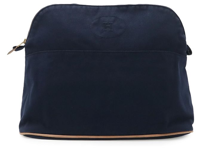Hermès HERMES Bolide Pouch 34 TGM Borsa a mano Clutch Blu navy - vista 2