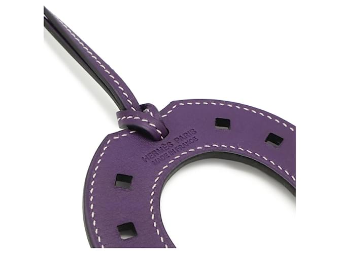 Hermès Hermes Paddock Horseshoe Accesorio de Bolso Charm Púrpura - vista 5