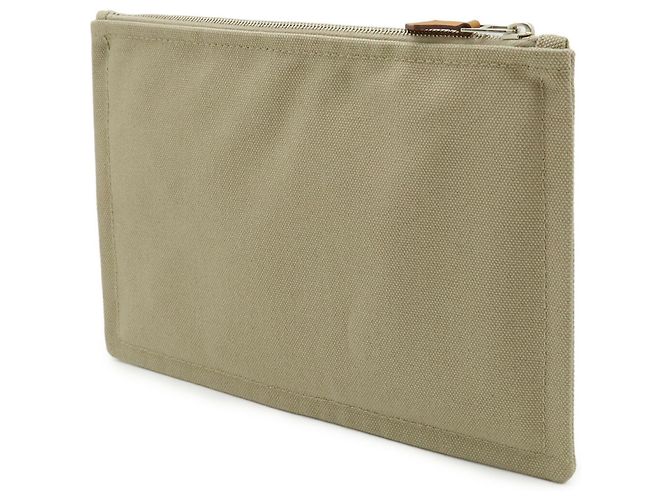 Hermès Pochette piatta Hermes New Yachting PM Beige Sabbia - vista 3