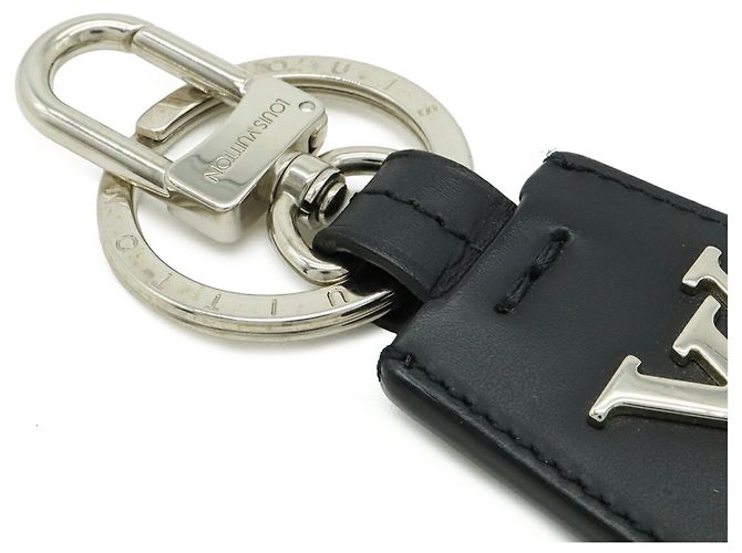 Portachiavi Louis Vuitton LV Cloche Clé Nero Argento - vista 6
