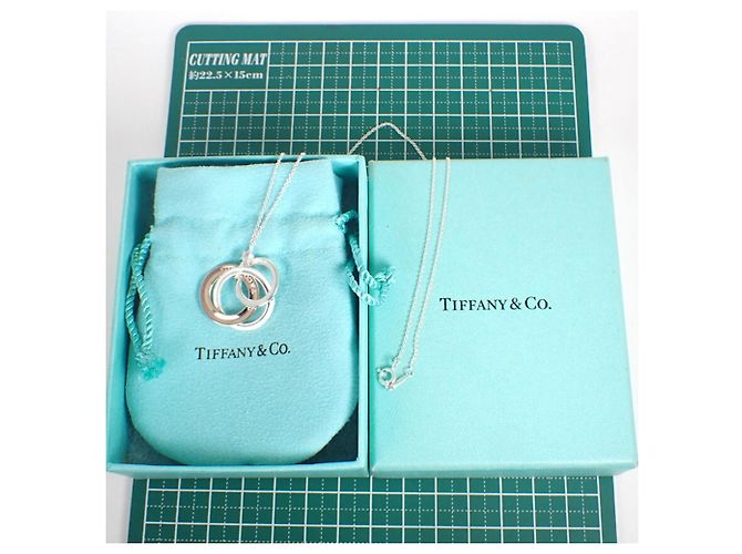Collana Tiffany & Co. 925 Metal 1837 Interlocking Circle - vista 10