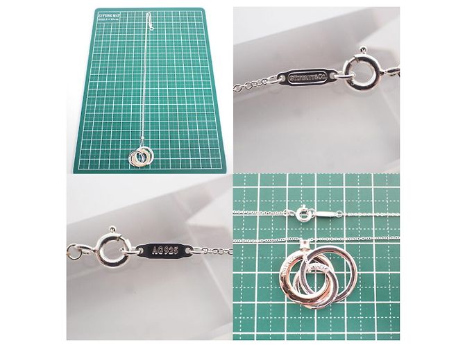 Collana Tiffany & Co. 925 Metal 1837 Interlocking Circle - vista 11