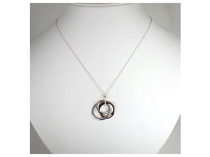 Collana Tiffany & Co. 925 Metal 1837 Interlocking Circle - vista 3