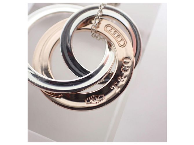 Collana Tiffany & Co. 925 Metal 1837 Interlocking Circle - vista 7