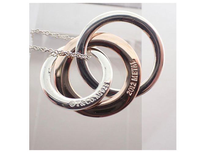Collana Tiffany & Co. 925 Metal 1837 Interlocking Circle - vista 8