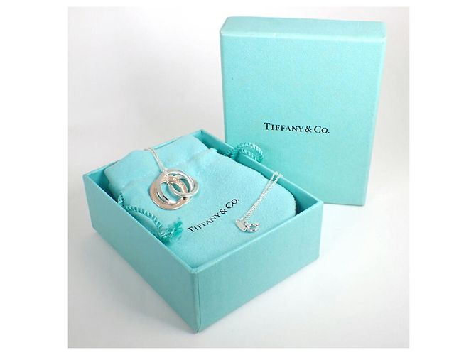 Collana Tiffany & Co. 925 Metal 1837 Interlocking Circle - vista 9