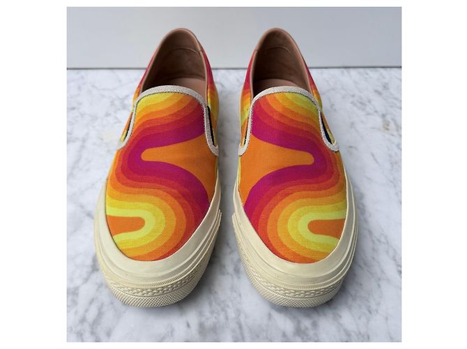 Dries Van Noten x Verner Panton Sneakers Multicolore Rosa Rosso Arancione Giallo - vista 2