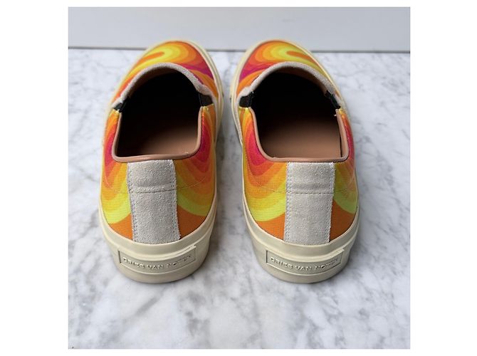 Dries Van Noten x Verner Panton Sneakers Multicolore Rosa Rosso Arancione Giallo - vista 3