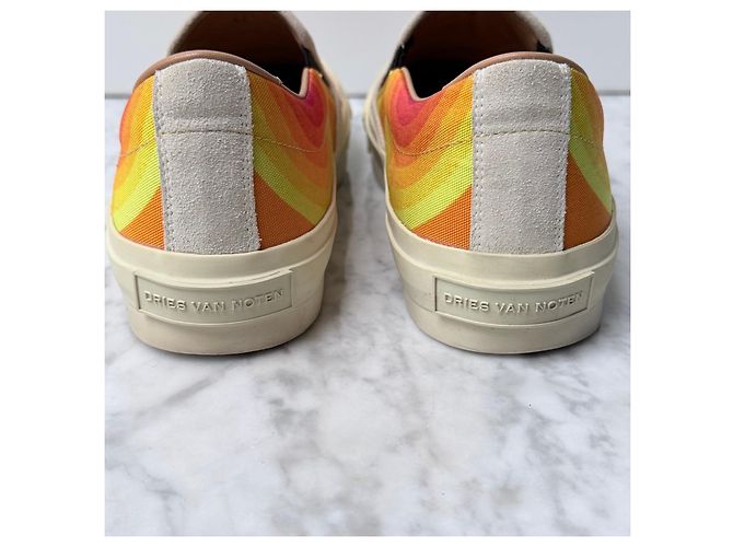 Dries Van Noten x Verner Panton Sneakers Multicolore Rosa Rosso Arancione Giallo - vista 4