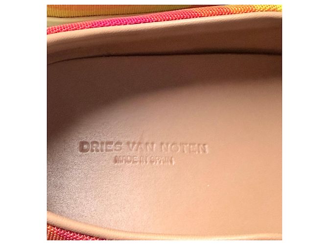 Dries Van Noten x Verner Panton Sneakers Multicolore Rosa Rosso Arancione Giallo - vista 7