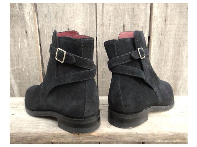 Loake Godiva Botas Jodhpur de Ante Burdeos - vista 4